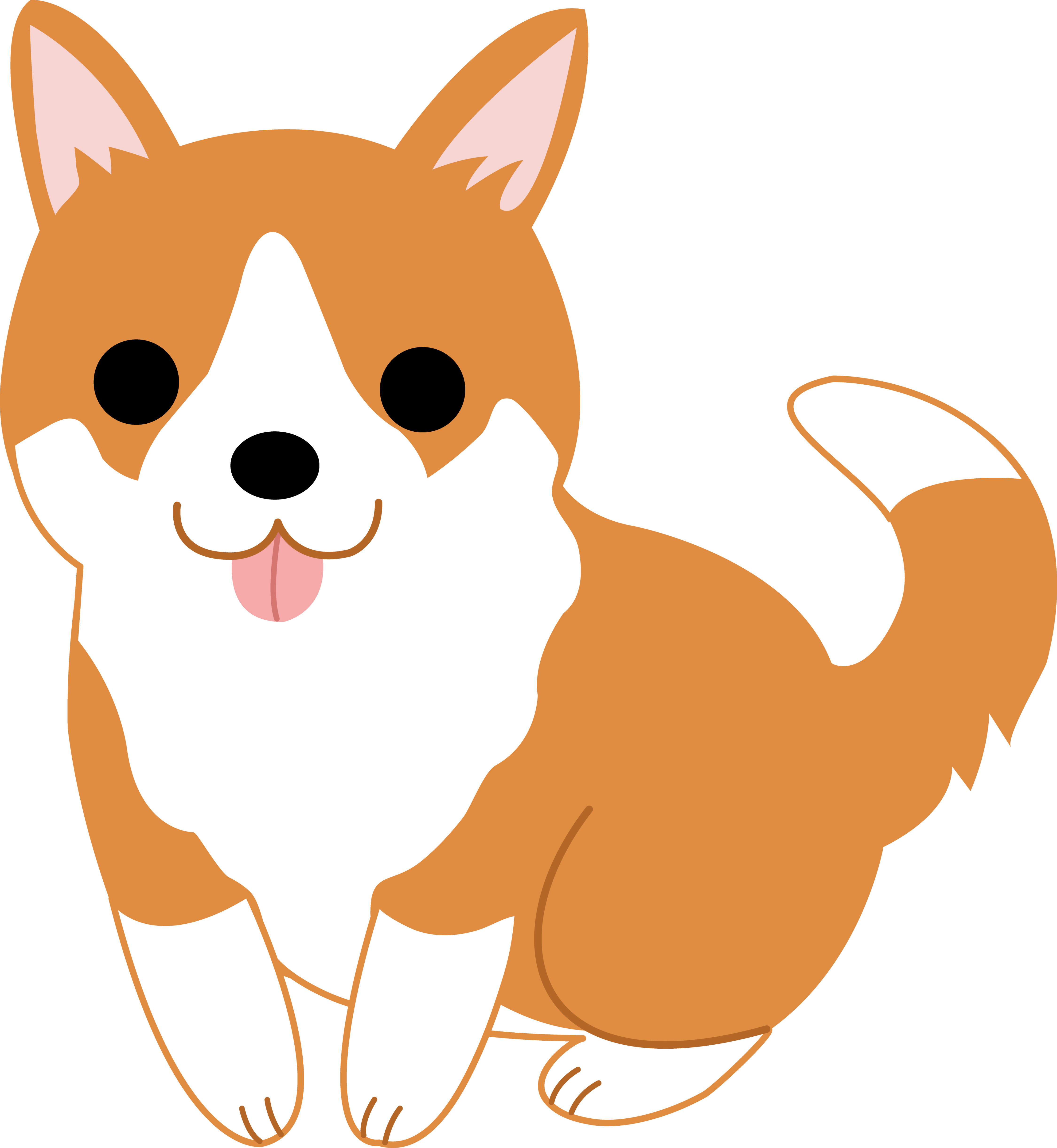 Doge Clipart Hd - Animated Dog, Transparent background PNG HD thumbnail