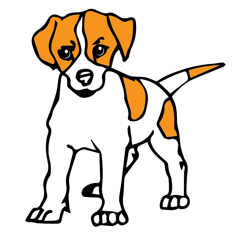 Pet Clipart Small Dog #5 - Animated Dog, Transparent background PNG HD thumbnail