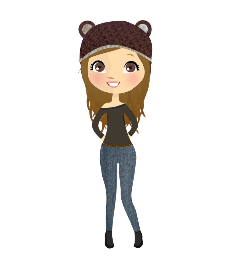 Bear Girl Doll   Nena. Png - Animated Girl, Transparent background PNG HD thumbnail