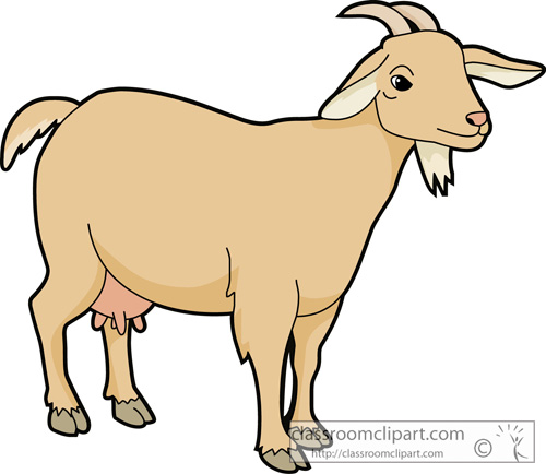 Goat Clip Art Free Download Free Clipart Images - Animated Goat, Transparent background PNG HD thumbnail