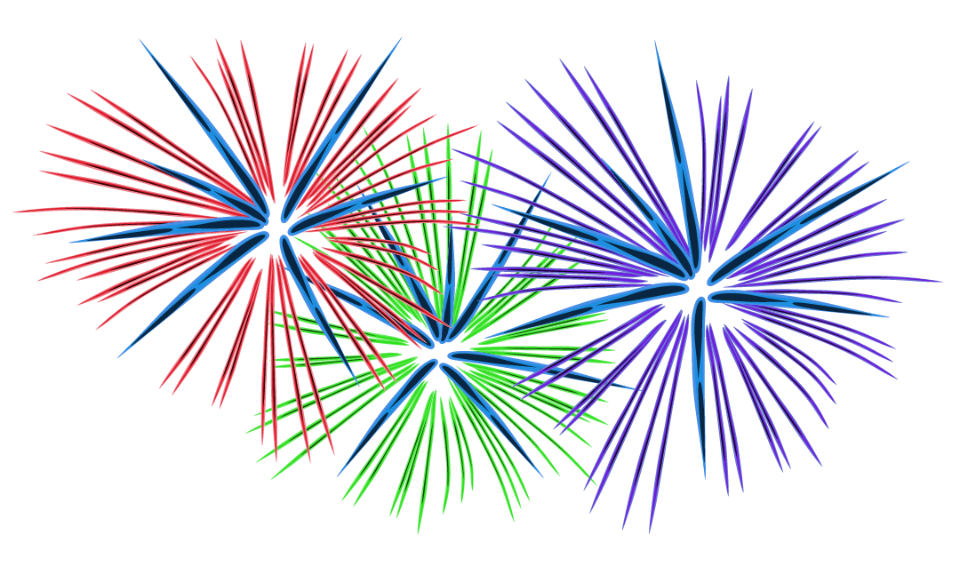 Animated PNG HD Fireworks-Plu