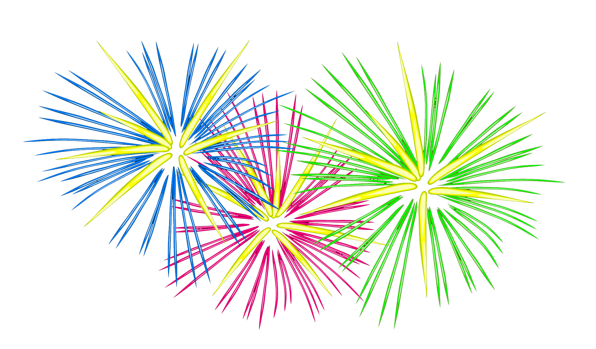 Drawn Fireworks Animated #1 - Animated Fireworks, Transparent background PNG HD thumbnail