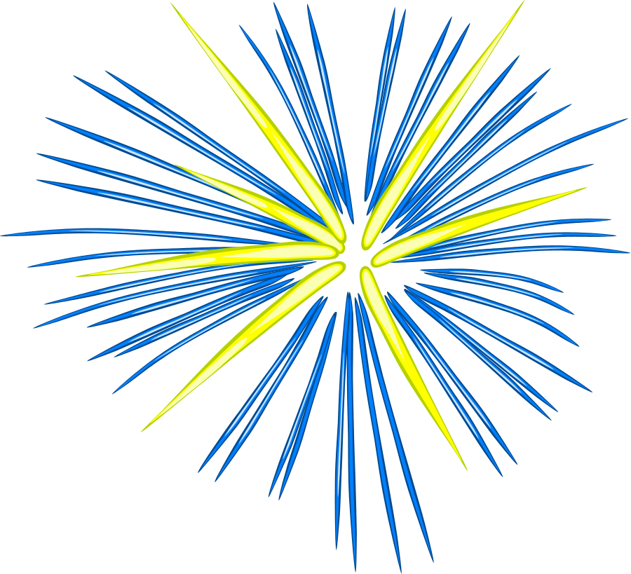 Fireworks Clipart Animated - Animated Fireworks, Transparent background PNG HD thumbnail
