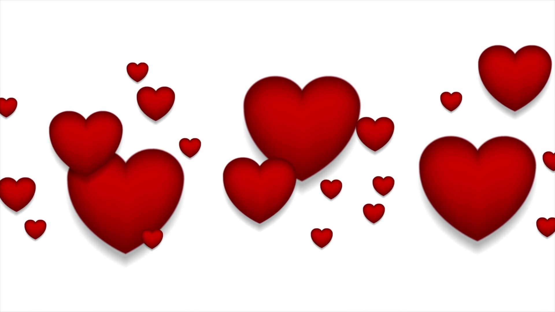 Red Hearts On White Background Motion Graphic Design. St Valentines Day Video Animation Clip Ultra Hd 4K 3840X2160 Motion Background   Videoblocks - Animated Valentines Day, Transparent background PNG HD thumbnail