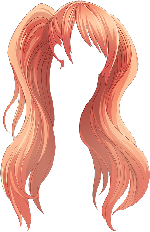 Does This Look A Bit Like Osanau0027S Hair From Yandere Simulator To Anyone Else? - Anime Hair, Transparent background PNG HD thumbnail