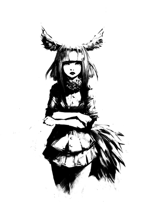 Anime Png Black And White Hdpng.com 500 - Anime Black And White, Transparent background PNG HD thumbnail