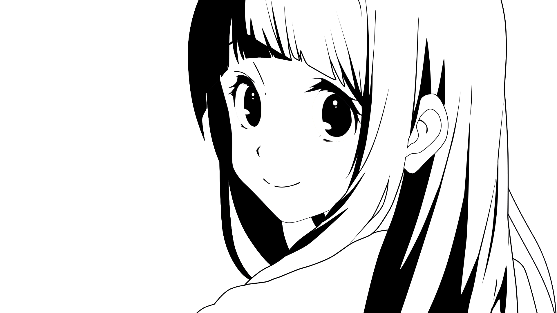 Anime Black And White Pictures 11 Background Wallpaper - Anime Black And White, Transparent background PNG HD thumbnail