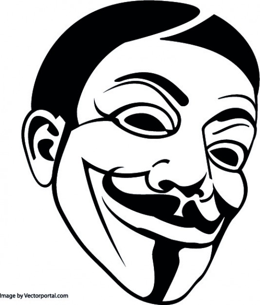 Anonymous, Face, Hacking, Mas