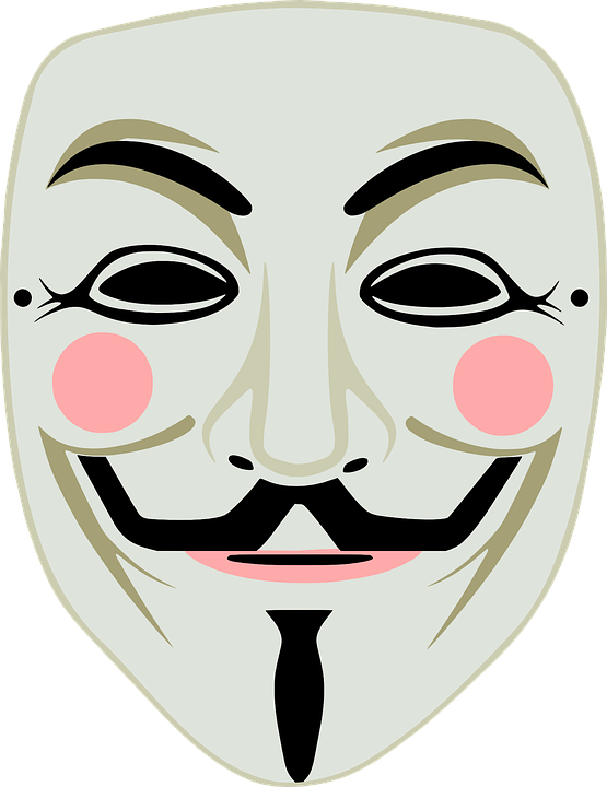 Anonymous mask Free Vector