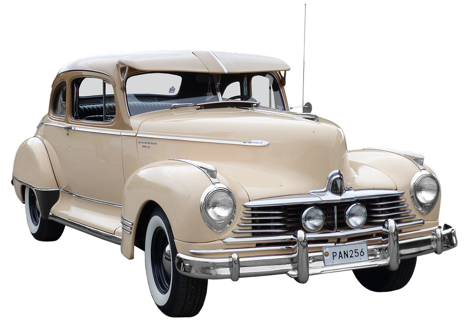 Hudson, Oldtimer, 40Ziger Years, Old Car - Antique Car, Transparent background PNG HD thumbnail