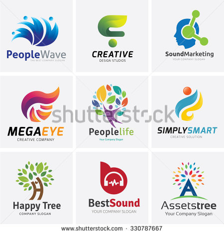 Logo Collection,people Logo,brain Logo,creative Logo,tree Logo,sound - Aplic Art Vector, Transparent background PNG HD thumbnail
