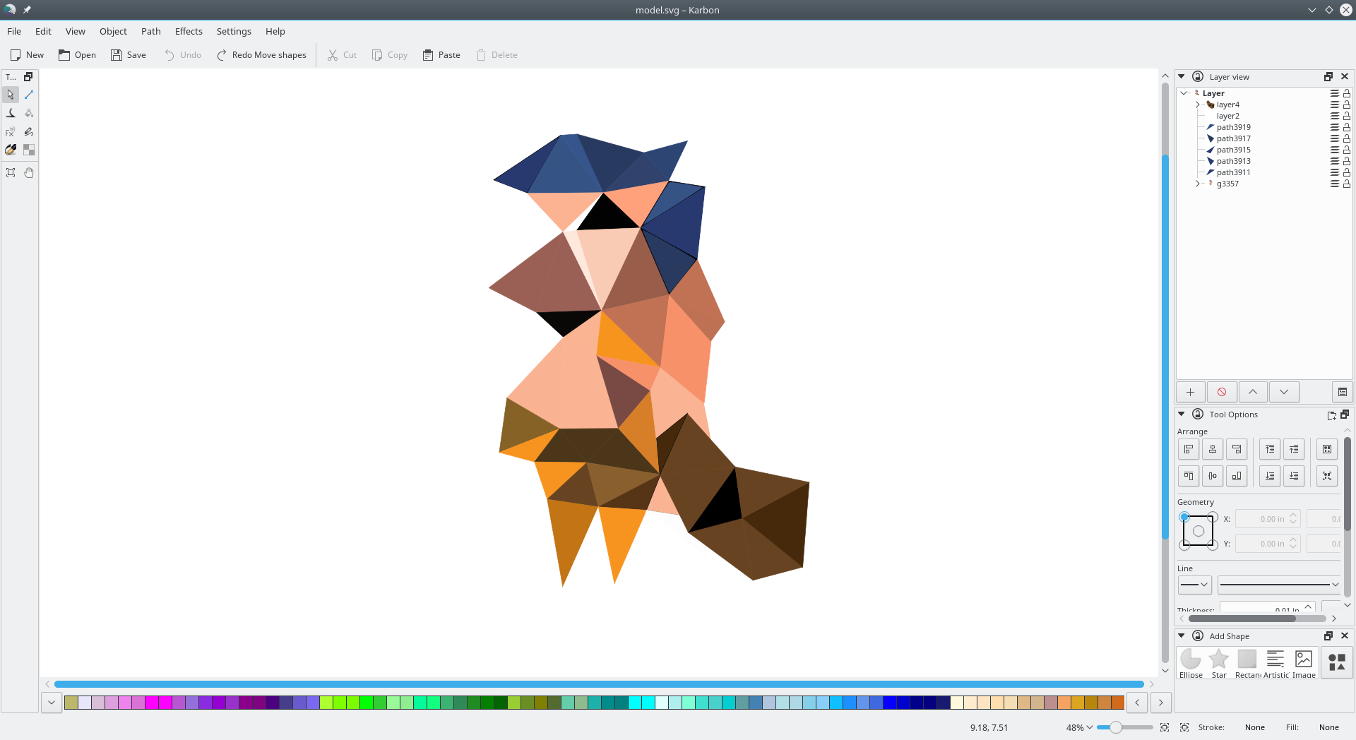 Screenshot. Karbon Is A Vector Drawing Application Hdpng.com  - Aplic Art Vector, Transparent background PNG HD thumbnail