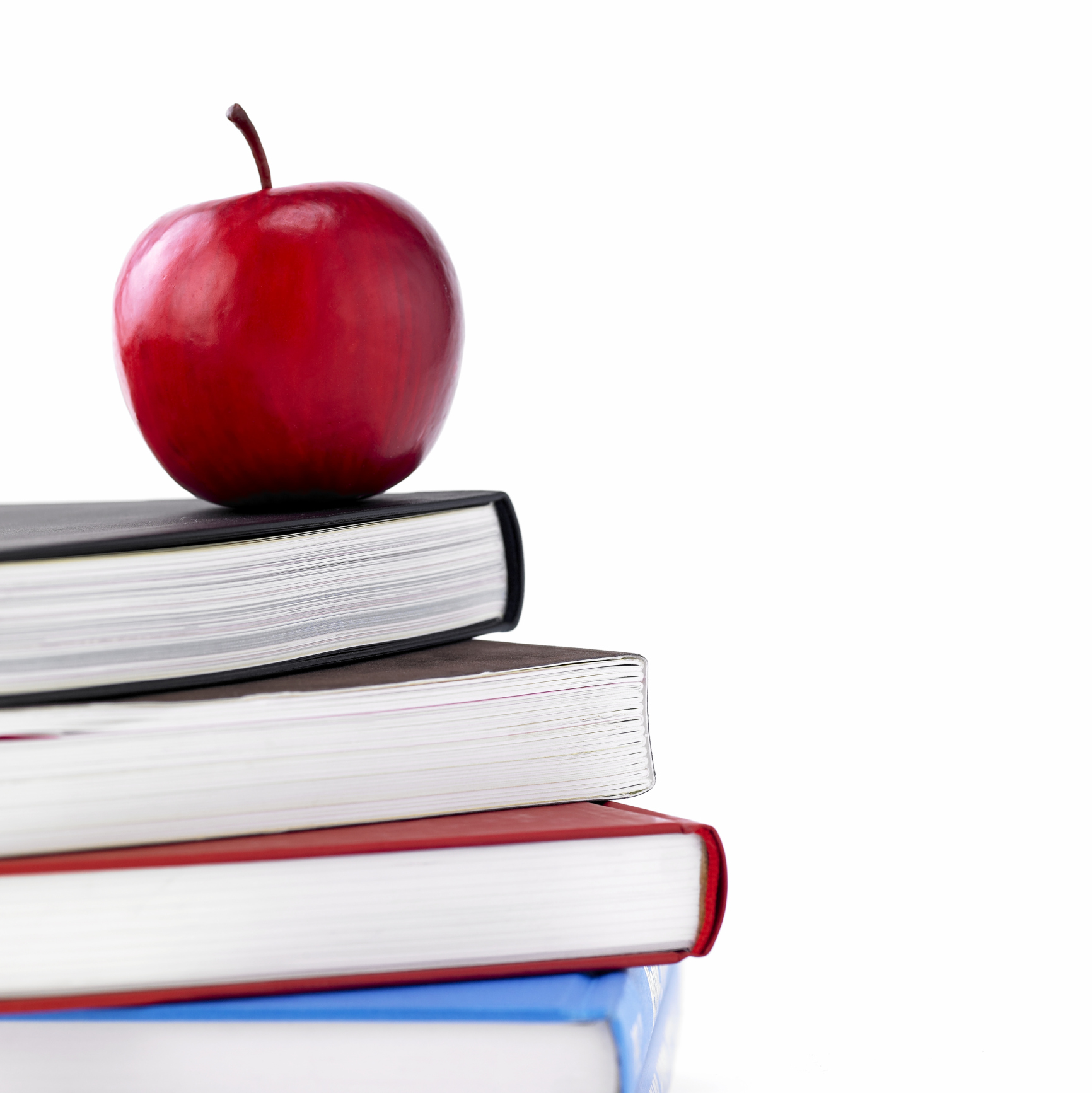 Apple Stack Of Books1 - Apple And Book, Transparent background PNG HD thumbnail