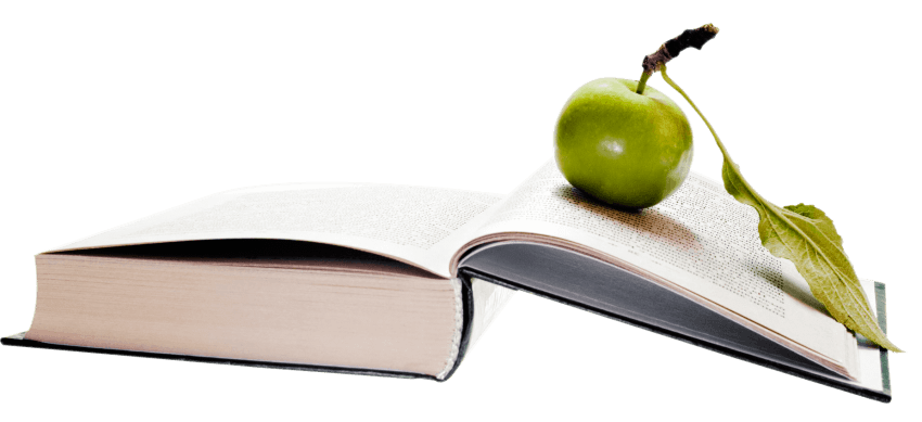 Free Png Apple On Book Png Images Transparent - Apple And Book, Transparent background PNG HD thumbnail