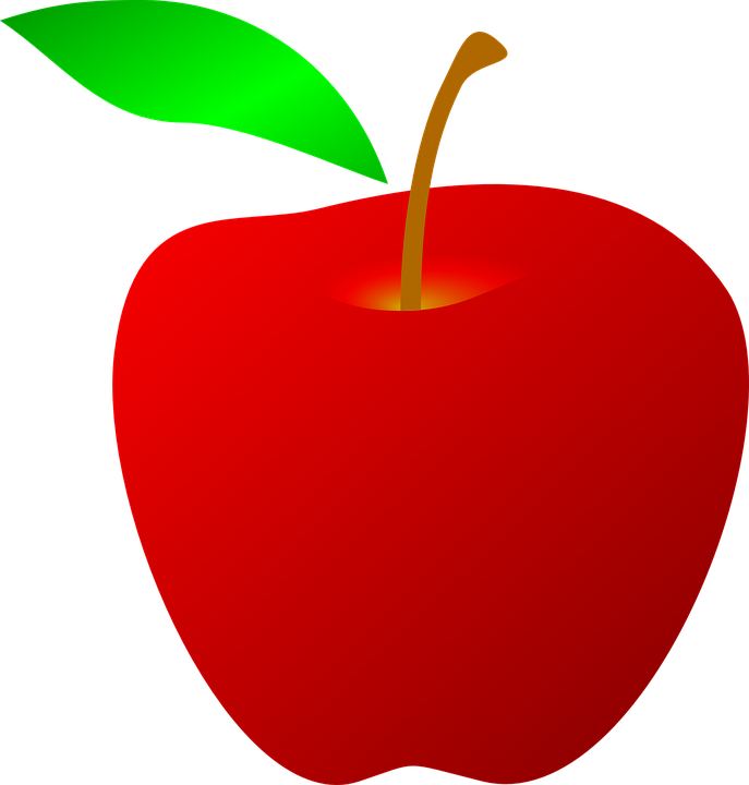 Apple Red School Teacher Fall Fruit Snack - Apple For Teachers, Transparent background PNG HD thumbnail