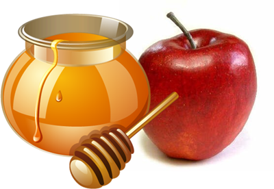 Jewish Judaica Rosh Hashana Holiday Honey Dish - Apples And Honey, Transparent background PNG HD thumbnail