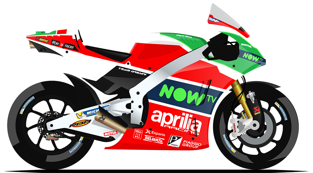 Aprilia Racing Team Gresini - Aprilia Motor Vector, Transparent background PNG HD thumbnail