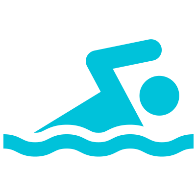 Aqua Swimming Icon Image #3758 - Swimming, Transparent background PNG HD thumbnail