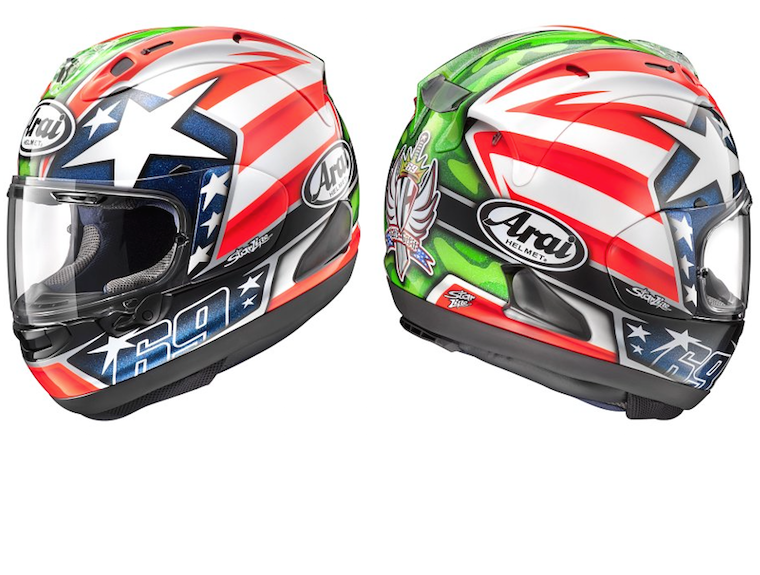 2016 Arai Corsair X Helmet Nicky Feature Rrpp - Arai Helmets, Transparent background PNG HD thumbnail