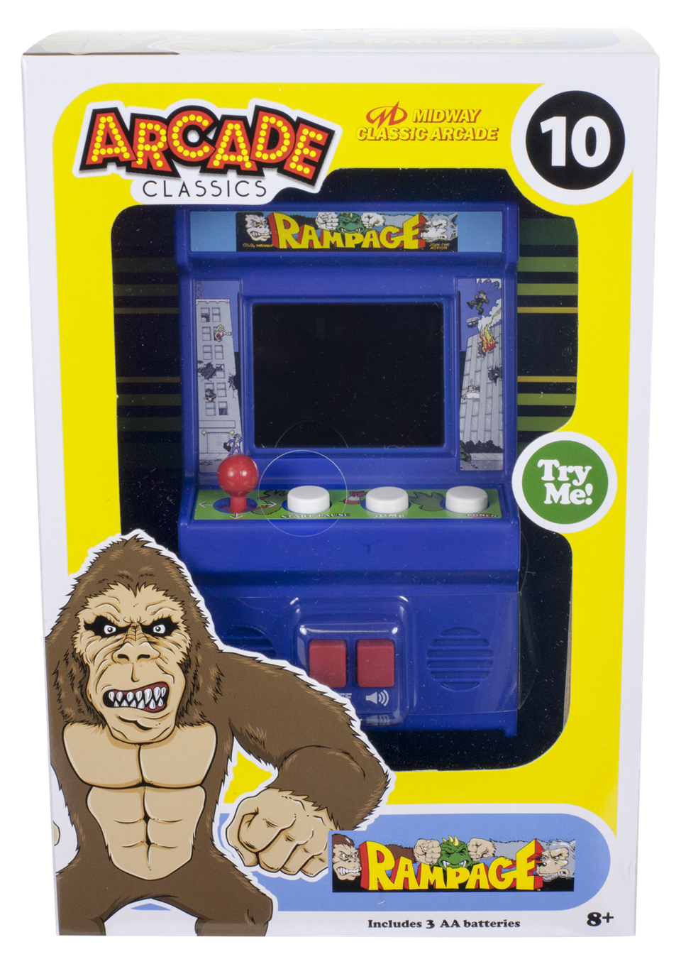 U0027Rampageu0027 Mini Arcade: Big Fun, Small Screen - Arcade Fun, Transparent background PNG HD thumbnail