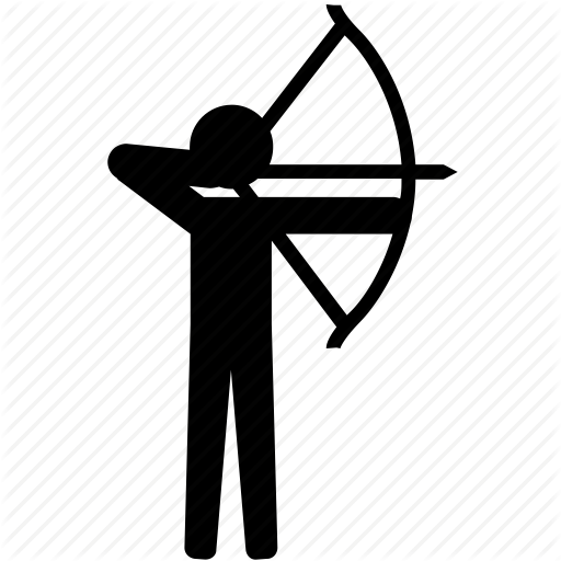 Archery Icon Image #26015 - Archery, Transparent background PNG HD thumbnail