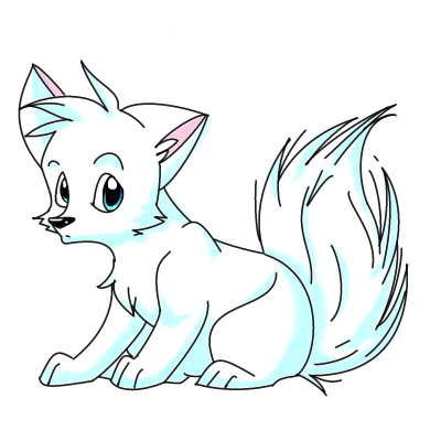 Arctic Fox By Mkitty Hdpng.com  - Arctic Fox Cute, Transparent background PNG HD thumbnail