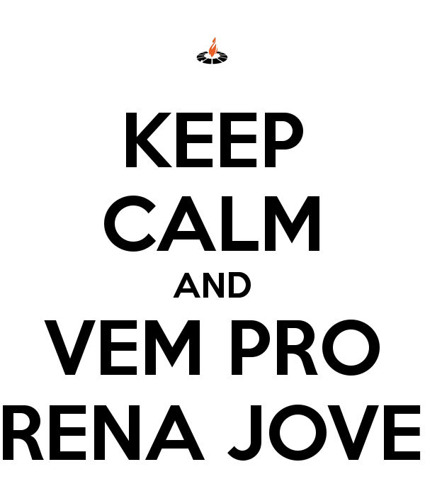 Keep Calm And Vem Pro Arena Jovem - Arena Jov, Transparent background PNG HD thumbnail