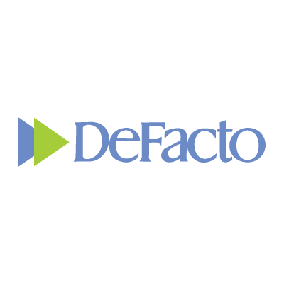 Defacto Logo Vector . - Arezzo Vector, Transparent background PNG HD thumbnail
