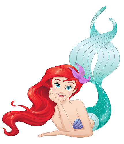 Ariel in shell.png