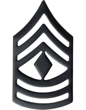 Black Metal Rank Bm 109 First Sergeant (E 8) - Army Csm Rank, Transparent background PNG HD thumbnail