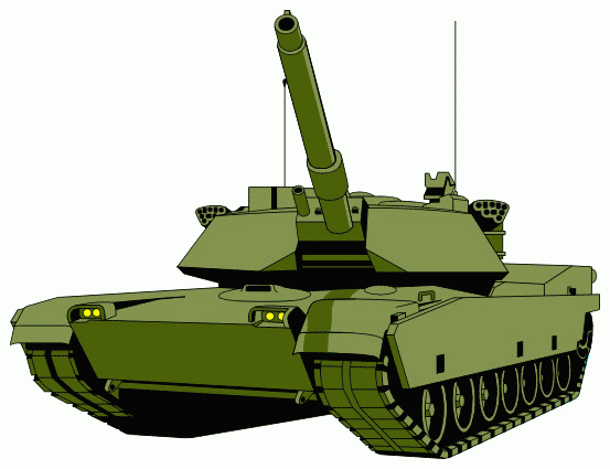 Army Clipart - Army Tank, Transparent background PNG HD thumbnail