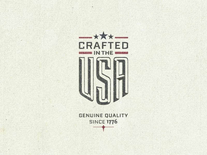 Made in usa vector preview.
