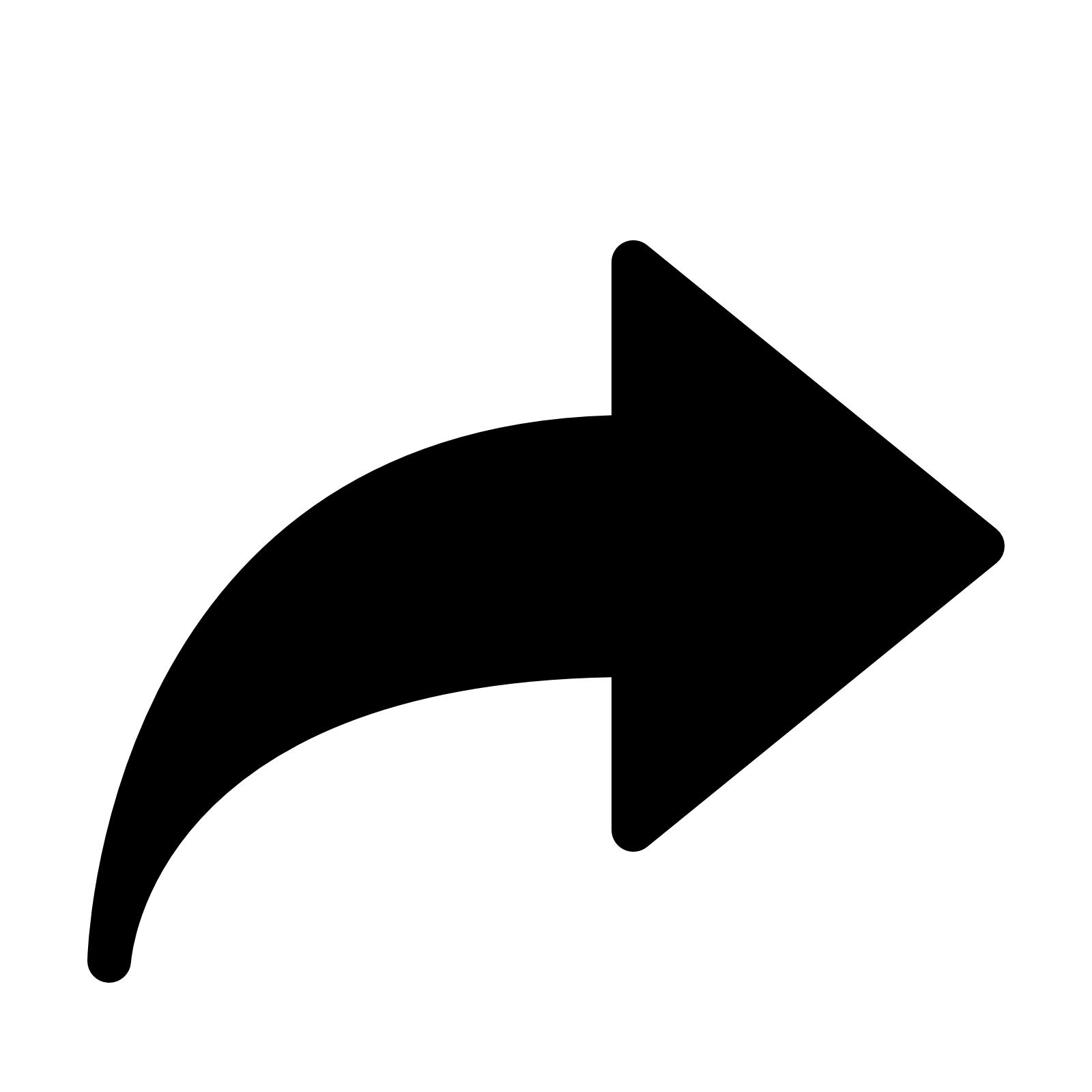 Forward Arrow Filled Icon - Arrow, Transparent background PNG HD thumbnail