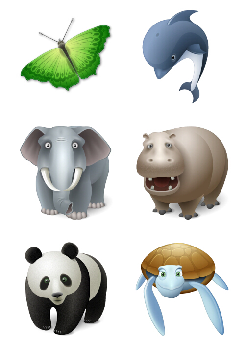 3D Hd Animal Png Icon 256X256Px - Art Materials, Transparent background PNG HD thumbnail