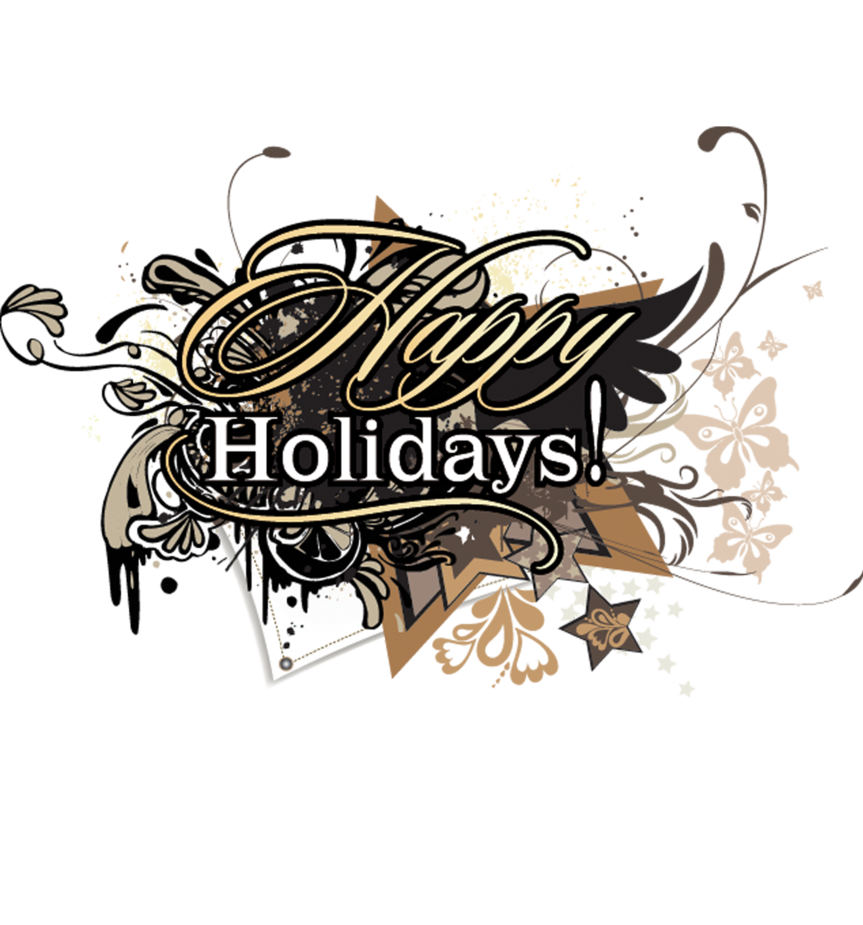 Happy Holidays Text Png By Karahrobinson Art Hdpng.com  - Art, Transparent background PNG HD thumbnail