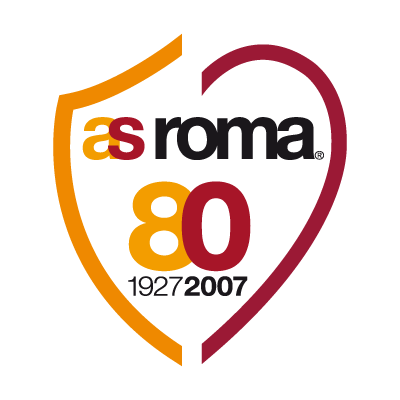 As Roma 80 Vector Logo . - As Roma 80, Transparent background PNG HD thumbnail