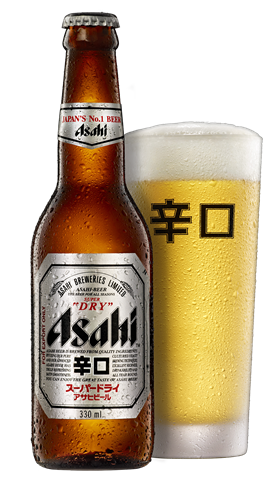 Asahi Hero Bottle And Glass - Asahi Breweries, Transparent background PNG HD thumbnail
