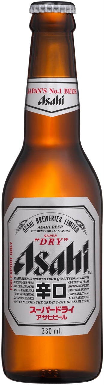 Asahi Super Dry 24 X 330Ml Bottles - Asahi Breweries, Transparent background PNG HD thumbnail