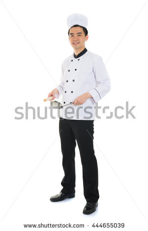 Asian Male Chef Full Body - Asian Chef, Transparent background PNG HD thumbnail
