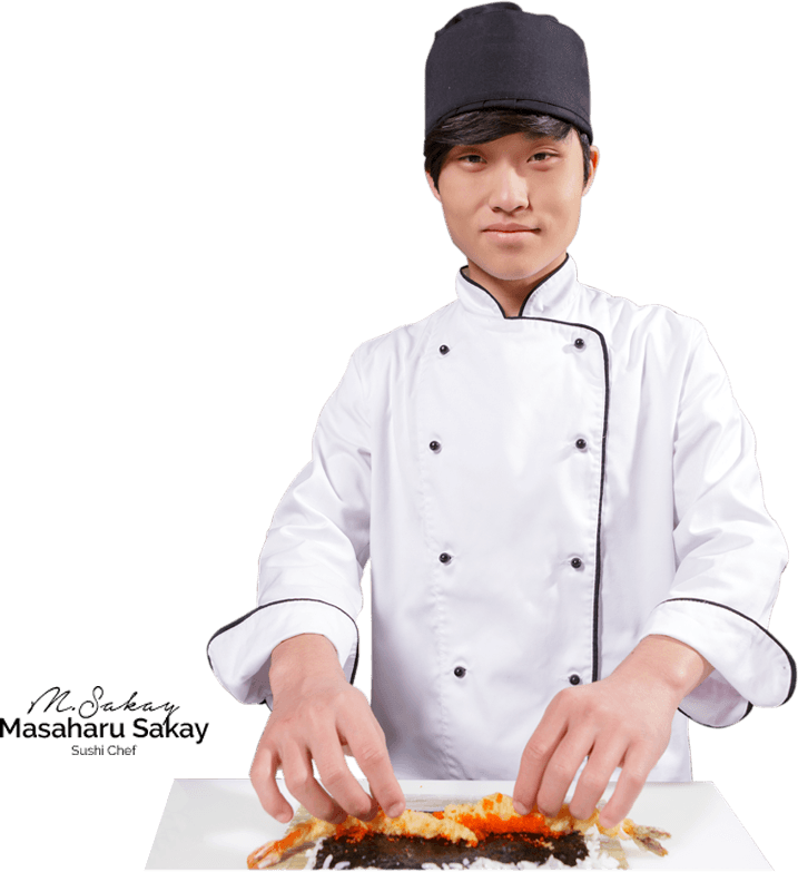 Sushi Chef - Asian Chef, Transparent background PNG HD thumbnail