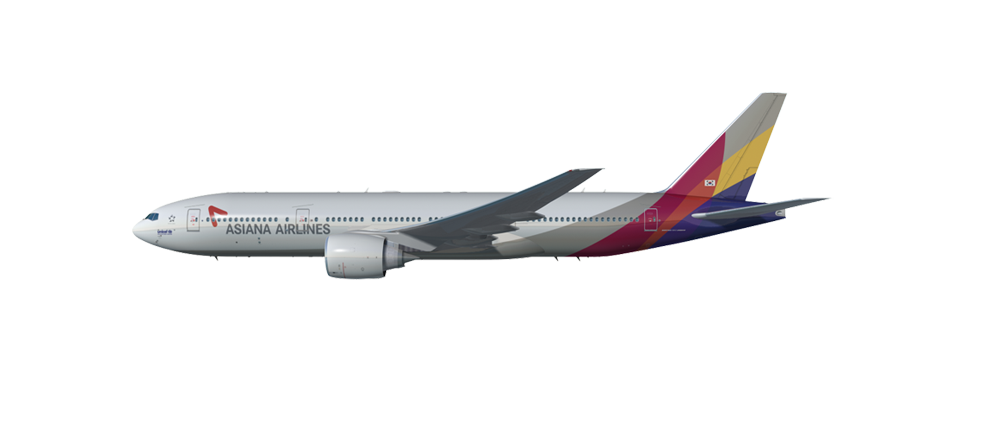 Drag To Rotate - Asiana Airlines, Transparent background PNG HD thumbnail