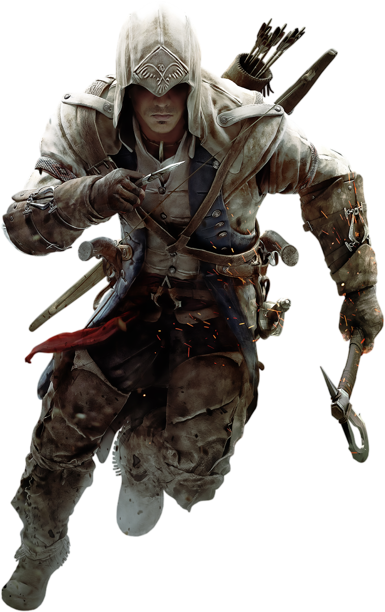 Assassinu0027S Creed Iii   Connor Kenway 2 By Ivances.deviantart Pluspng.com On @deviantart - Assassins Creed, Transparent background PNG HD thumbnail