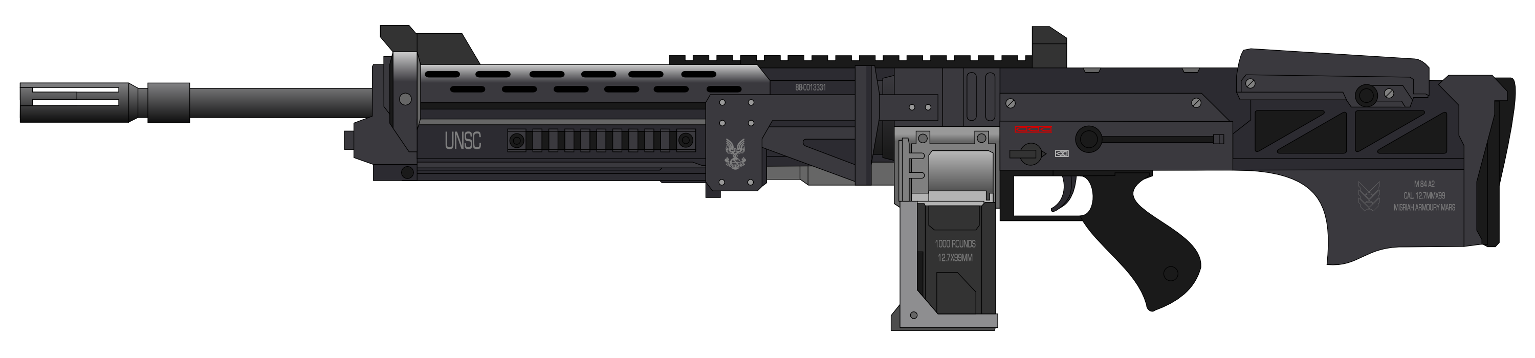 Pin Assault Rifle Clipart Transparent #8 - Assault Rifle, Transparent background PNG HD thumbnail