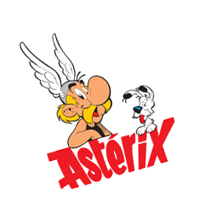Asterix Cartoon vector logo (