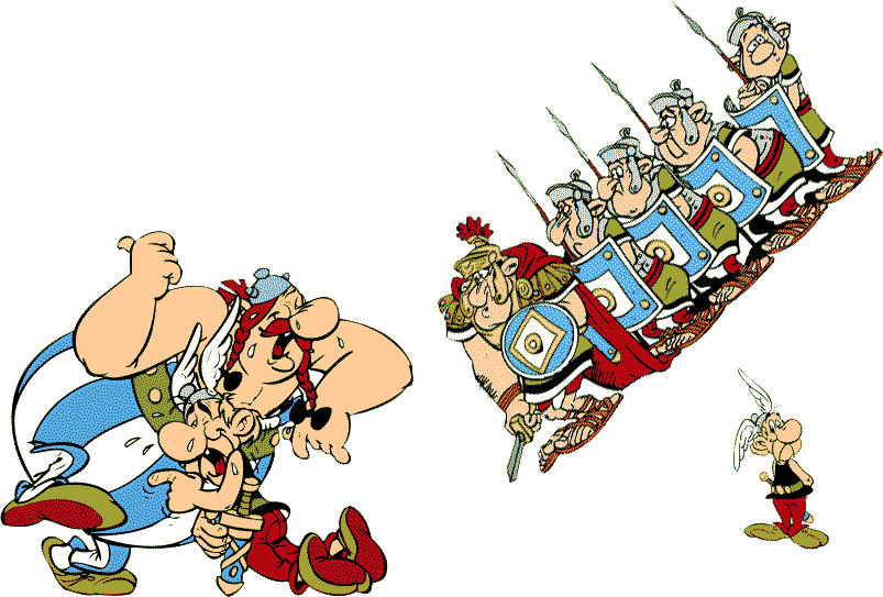 Asterix Cartoon vector logo (