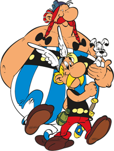 Asterix and Obelix vector