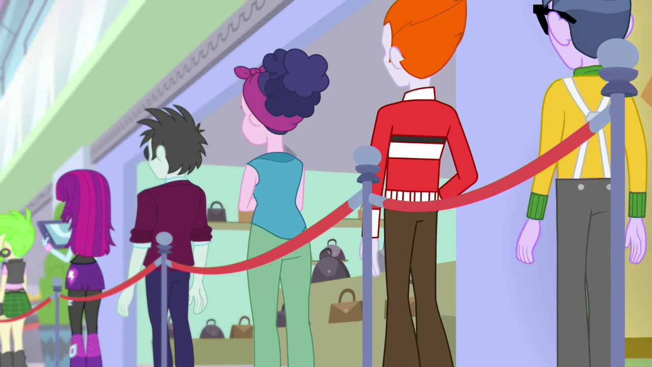 Line Of People At The Mall Slowly Moving Forward Egds2.png - At The Mall, Transparent background PNG HD thumbnail
