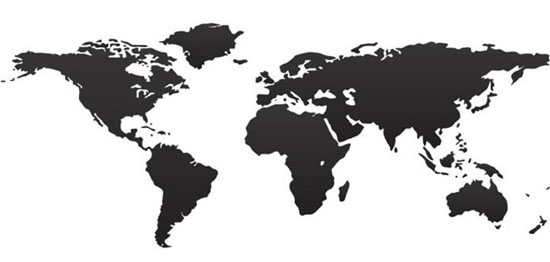 Vector World Map (.eps Format) - Atlas Vector, Transparent background PNG HD thumbnail