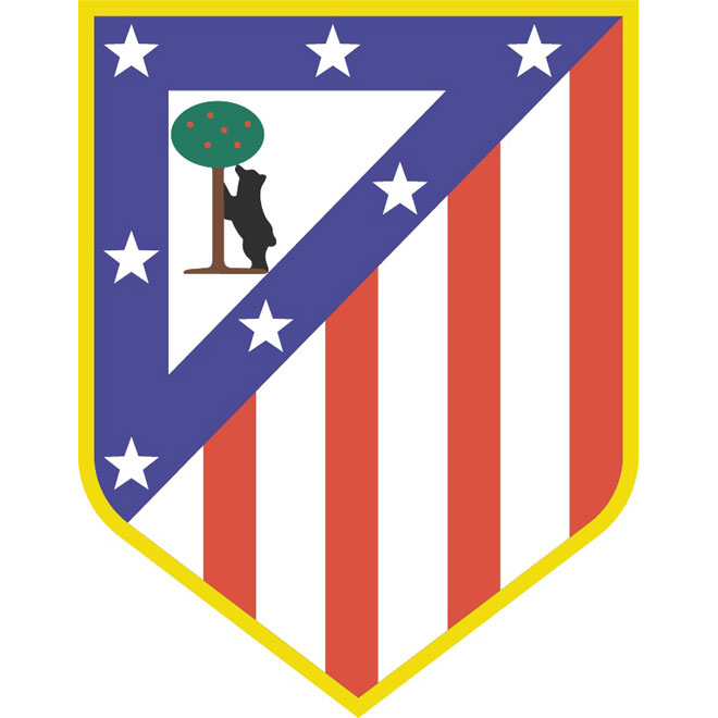 ATLETICO MADRID VECTOR LOGO, Atletica Logo Vector PNG - Free PNG