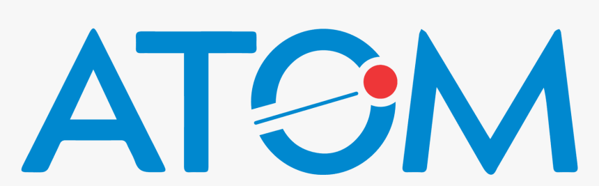 Atom Logo Png   Atomic Music Group Logo, Transparent Png   Kindpng - Atomic, Transparent background PNG HD thumbnail